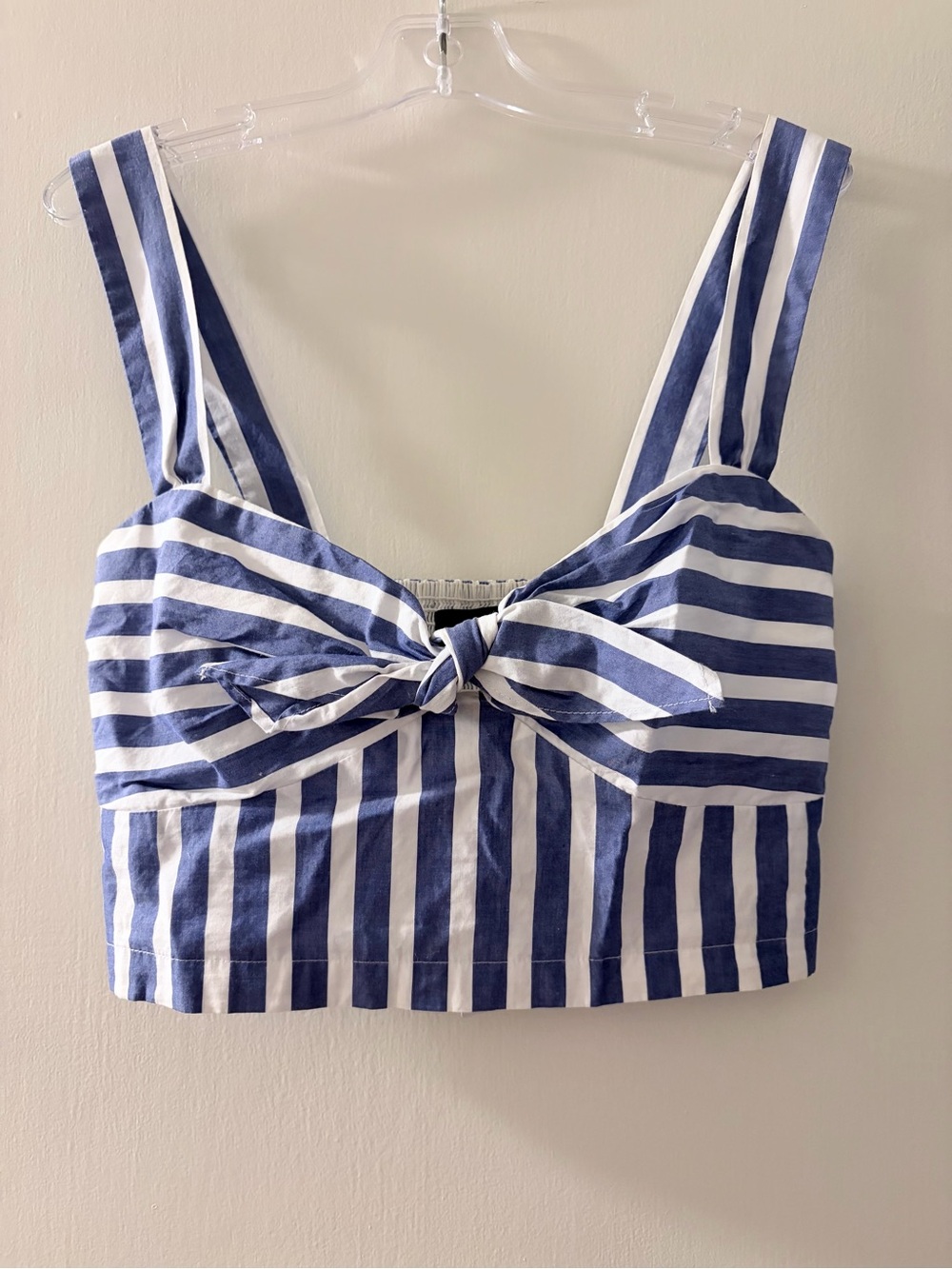 NWT J.Crew Cropped Tie-Front Top